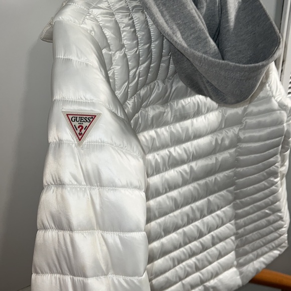 Guess Jackets & Coats Guess White Puffer Jacket Poshmark